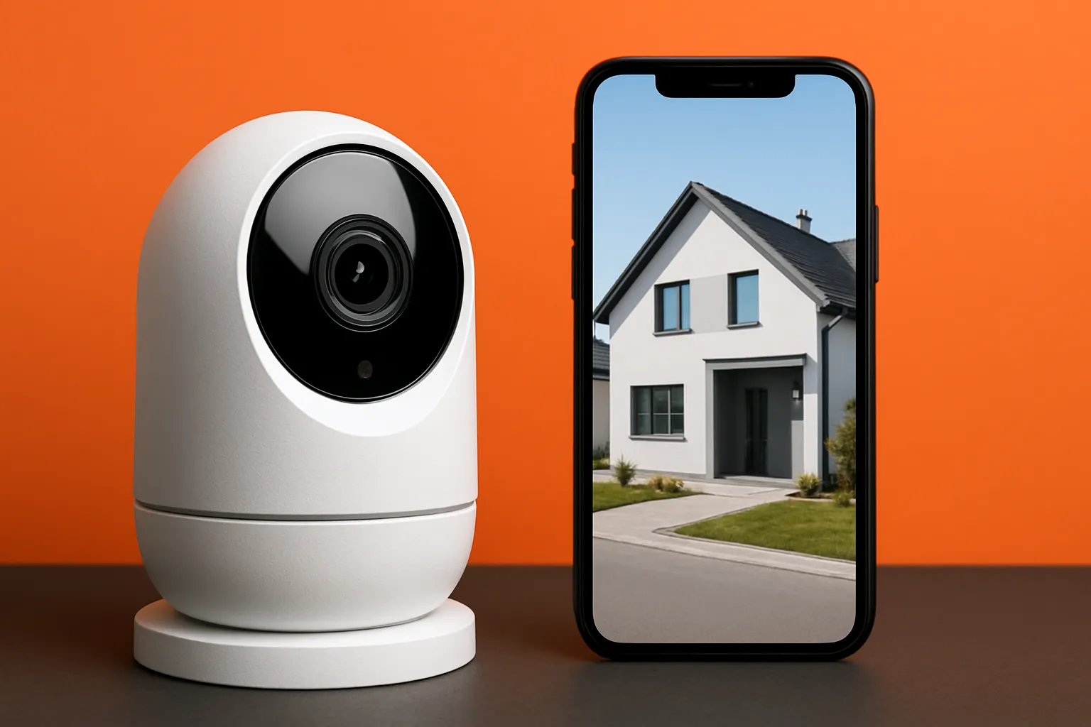 Крупный план современной IP-камеры